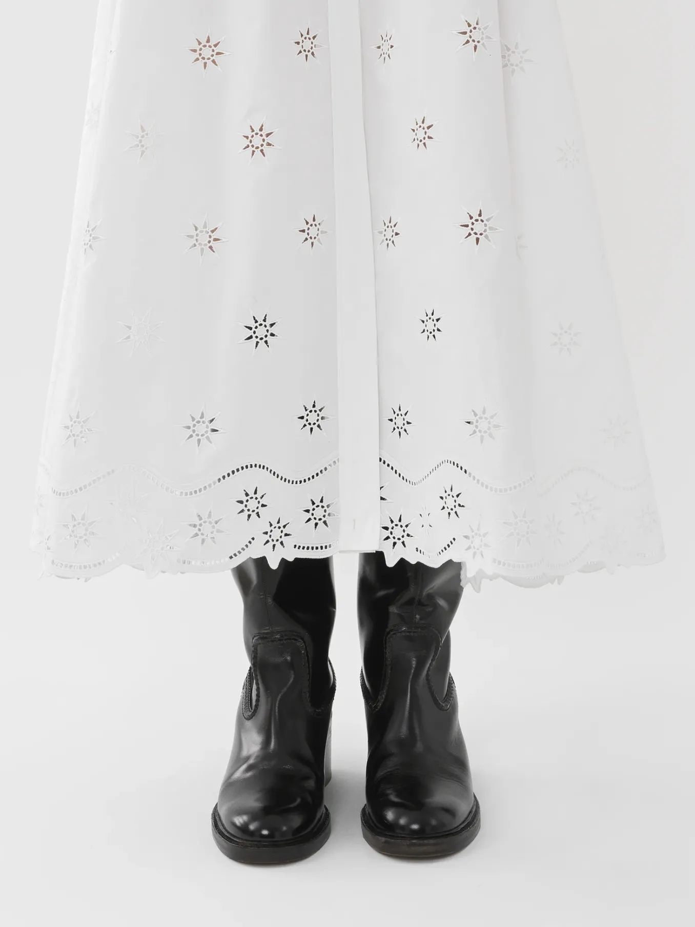 Robes-Chloé Robe Chasuble Corset Blanc