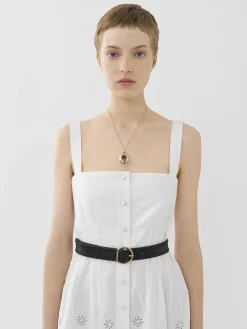 Robes-Chloé Robe Chasuble Corset Blanc
