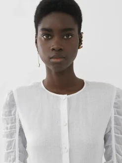 Robes-Chloé Robe Chemise Longue Blanc
