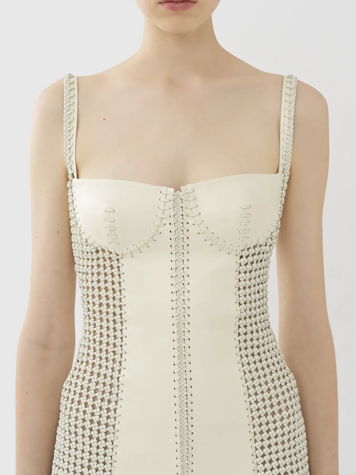 Robes-Chloé Robe Corset Confident White