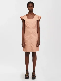 Vêtements-Chloé Robe Courte Chasuble Dusty Coral