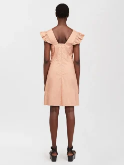 Vêtements-Chloé Robe Courte Chasuble Dusty Coral