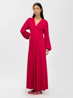 Vêtements-Chloé Robe Longue Caftan Burnt Pink