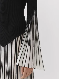 Robes-Chloé Robe Longue Evasee Noir