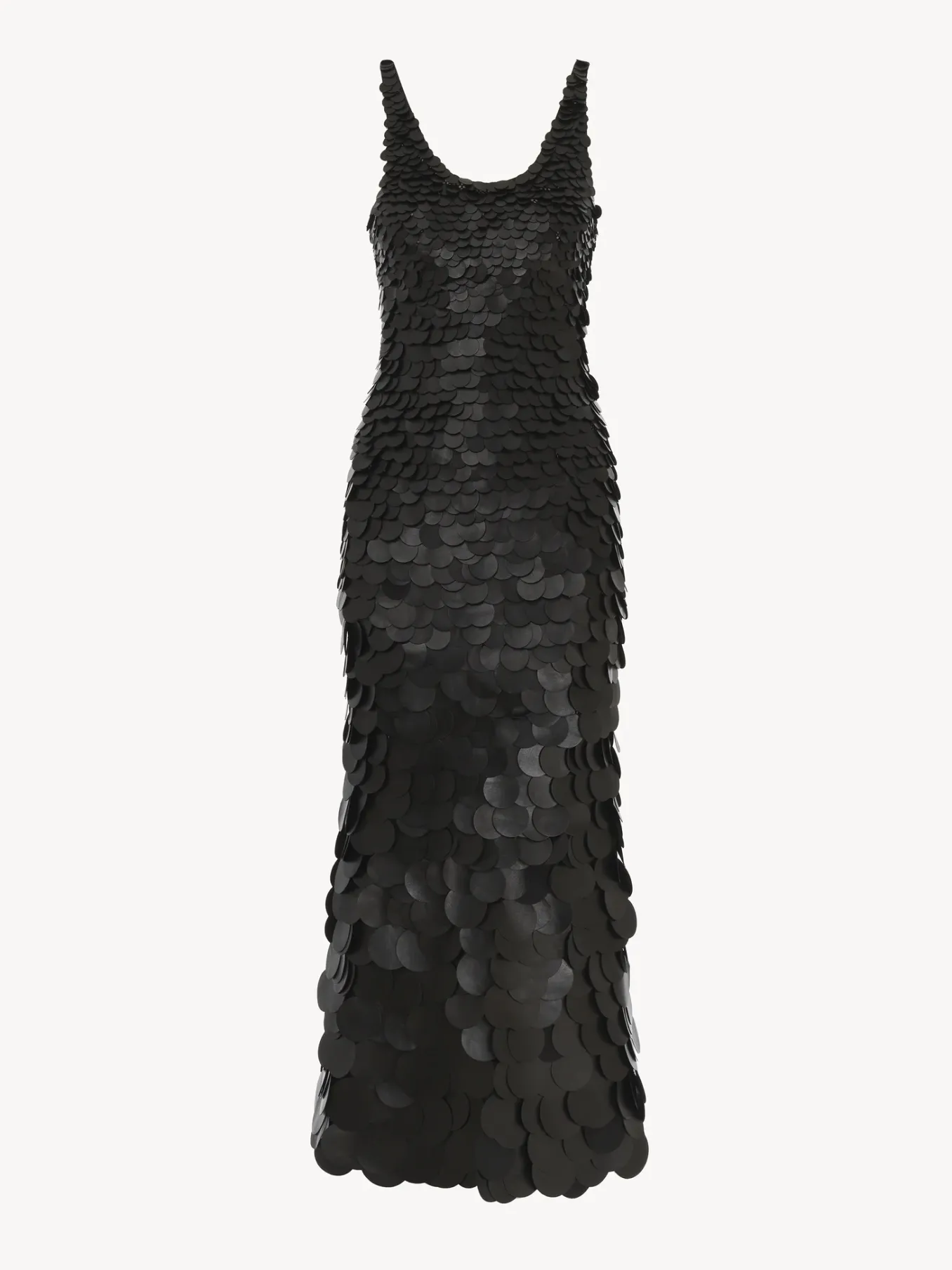 Robes-Chloé Robe Longue Sans Manches Noir