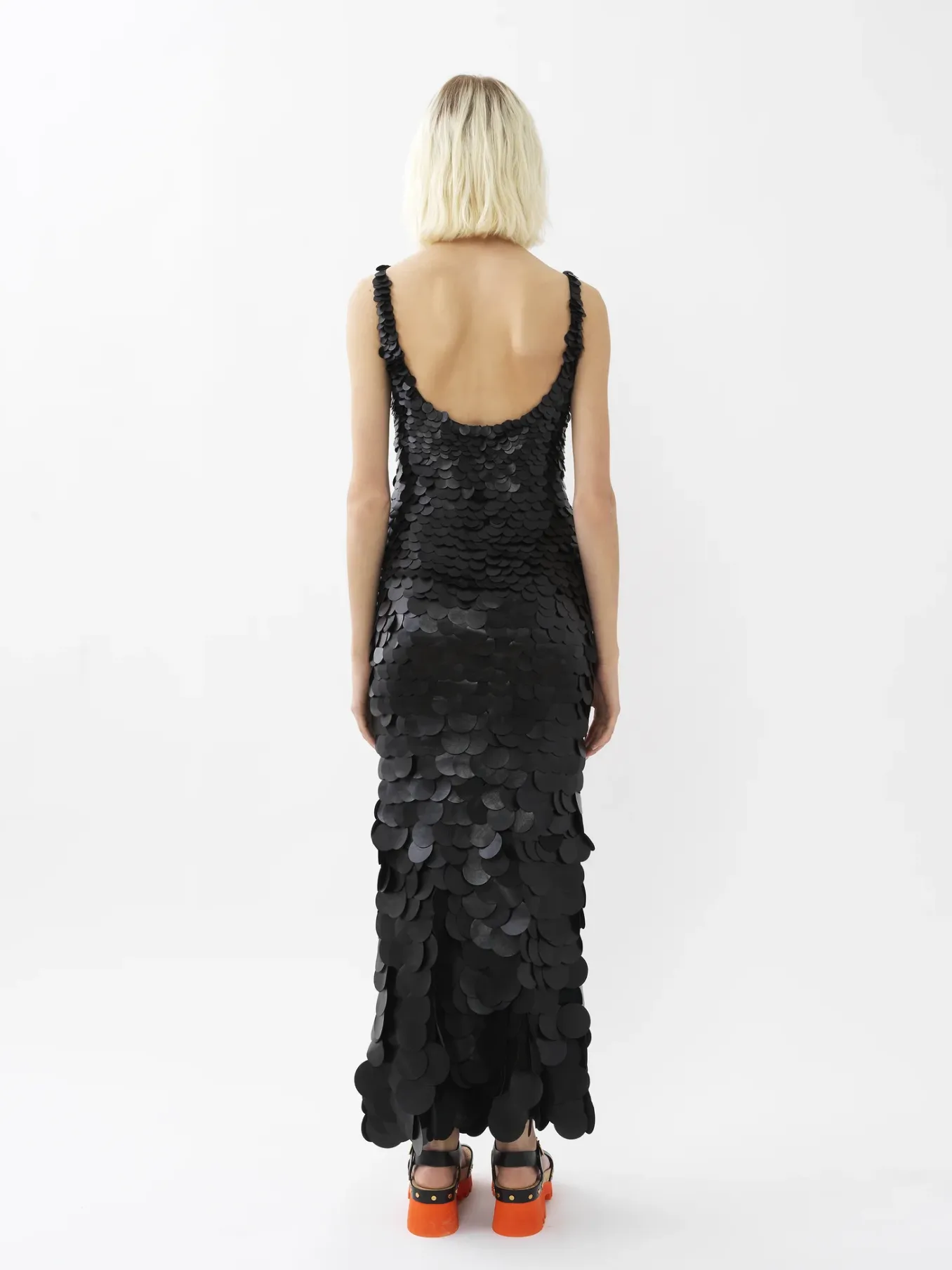 Robes-Chloé Robe Longue Sans Manches Noir