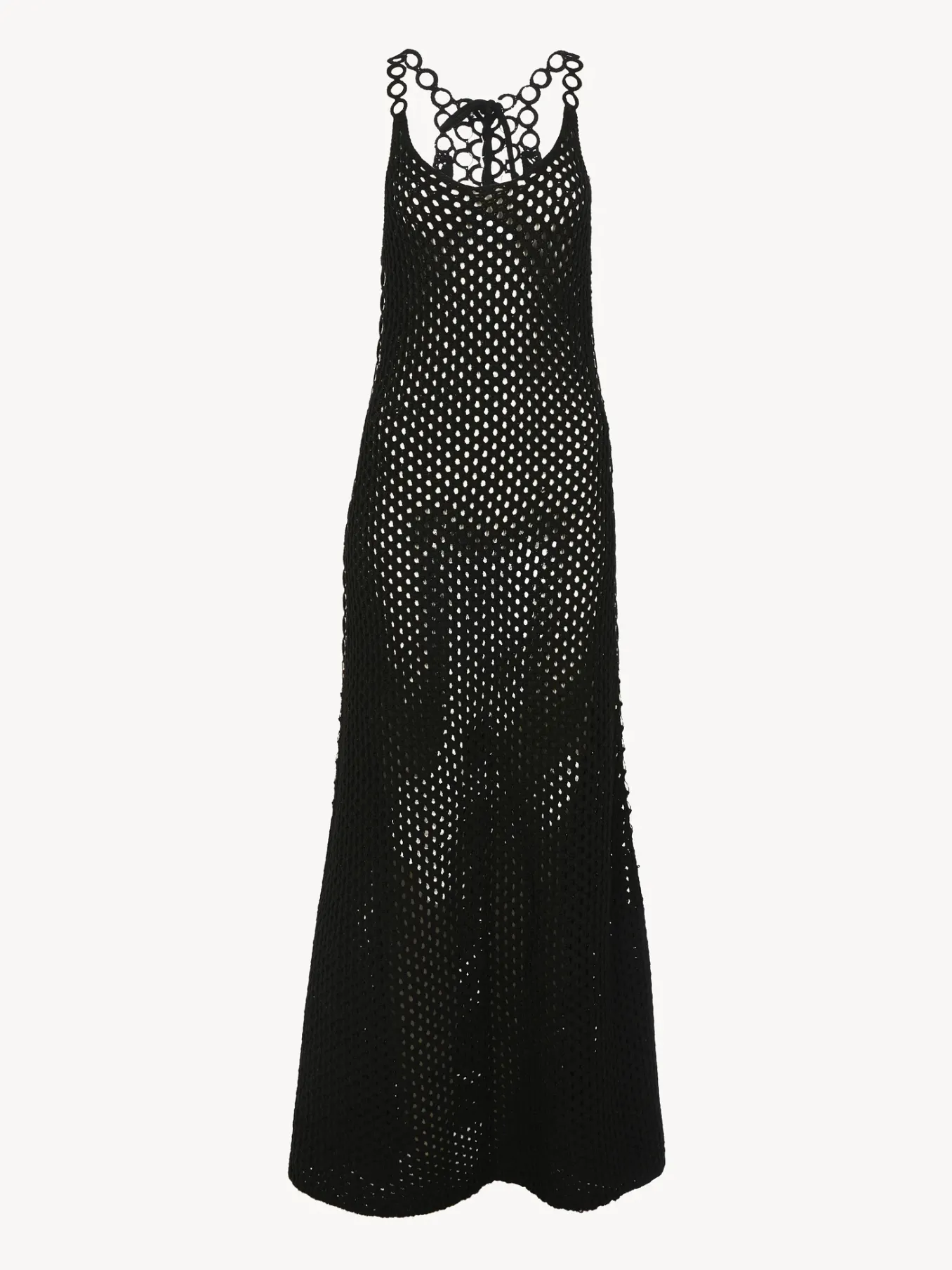 Robes-Chloé Robe Longue Sans Manches Noir