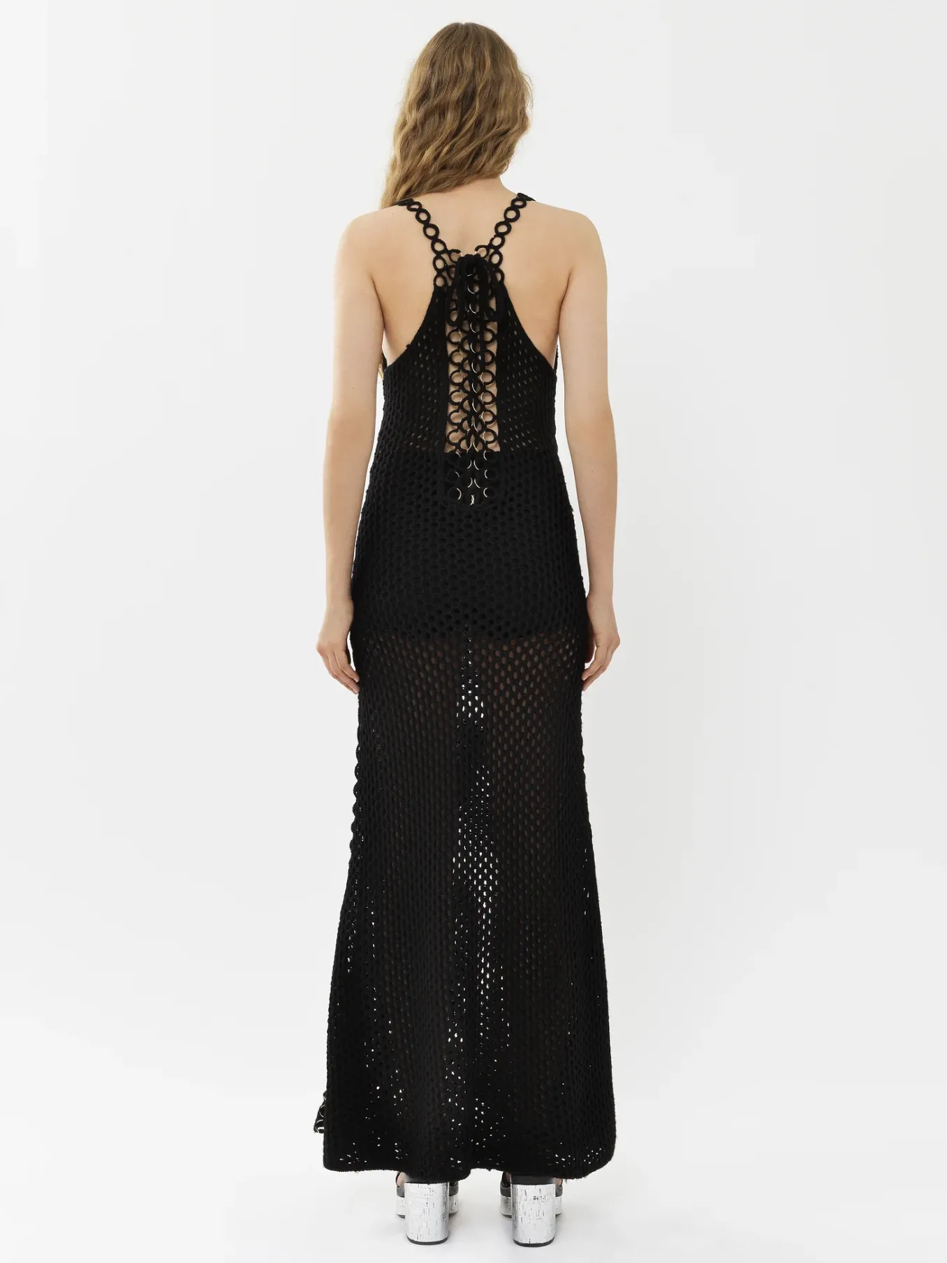 Robes-Chloé Robe Longue Sans Manches Noir