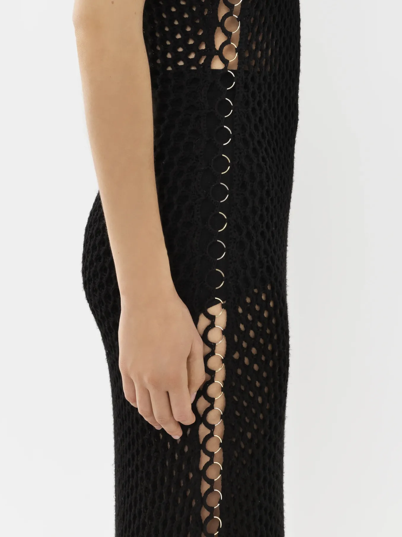 Robes-Chloé Robe Longue Sans Manches Noir