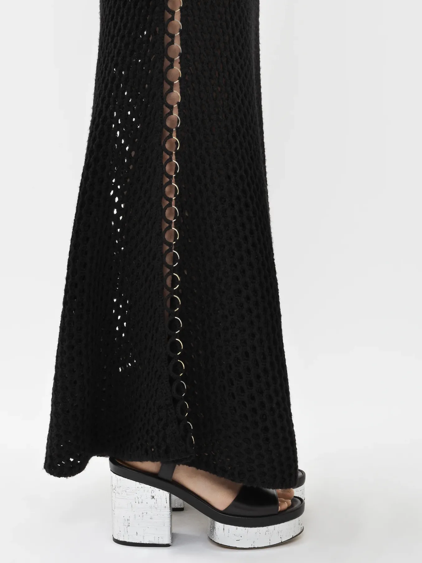 Robes-Chloé Robe Longue Sans Manches Noir
