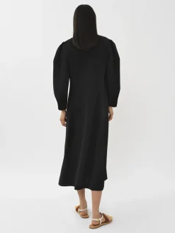 Vêtements-Chloé Robe Midi Boutonnee Noir