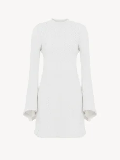 Robes-Chloé Robe Tunique Courte Iconic Milk