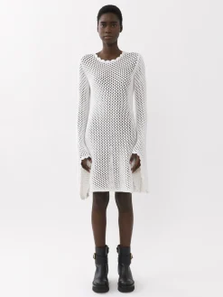 Robes-Chloé Robe Tunique Courte Iconic Milk