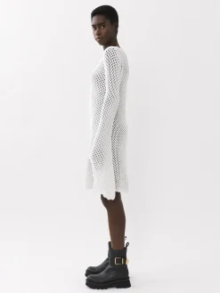 Robes-Chloé Robe Tunique Courte Iconic Milk