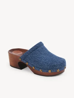 Denim-Chloé Sabots Aurna Denim