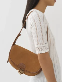 Sacs Porté Épaule-Chloé Sac Baguette Mara Caramello