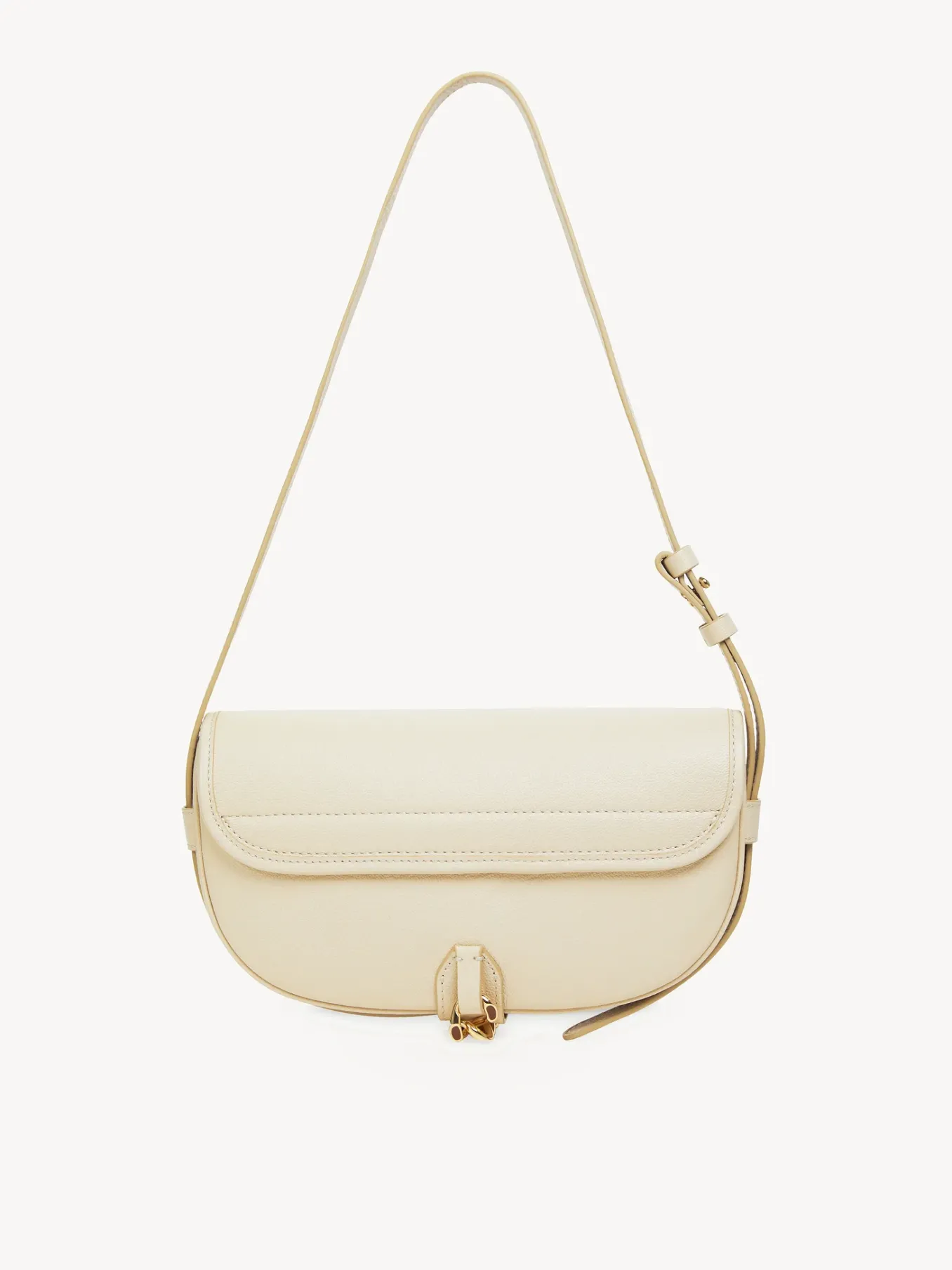 Sacs Porté Épaule-Chloé Sac Baguette Mara Cement Beige