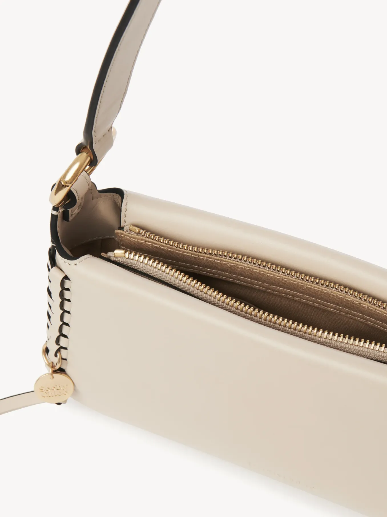 Sacs Porté Épaule-Chloé Sac Baguette Tilda Cement Beige
