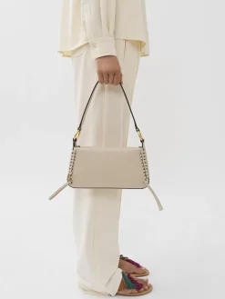 Sacs Porté Épaule-Chloé Sac Baguette Tilda Cement Beige