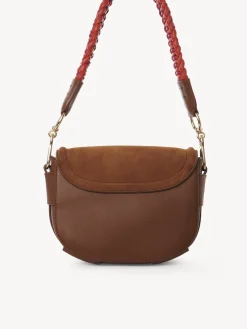 Sacs Porté Épaule-Chloé Sac Bandoulière Mara Caramello