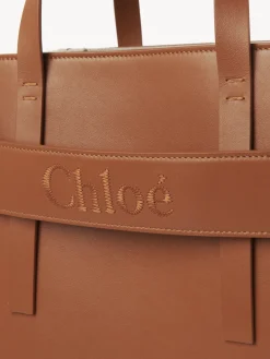 Sacs Cabas-Chloé Sac Cabas Chloe Sense Caramel