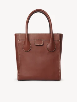 Sacs Cabas-Chloé Sac Cabas Edith Sepia Brown