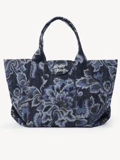 Sacs Cabas Et Paniers-Chloé Sac Cabas Laetizia Denim