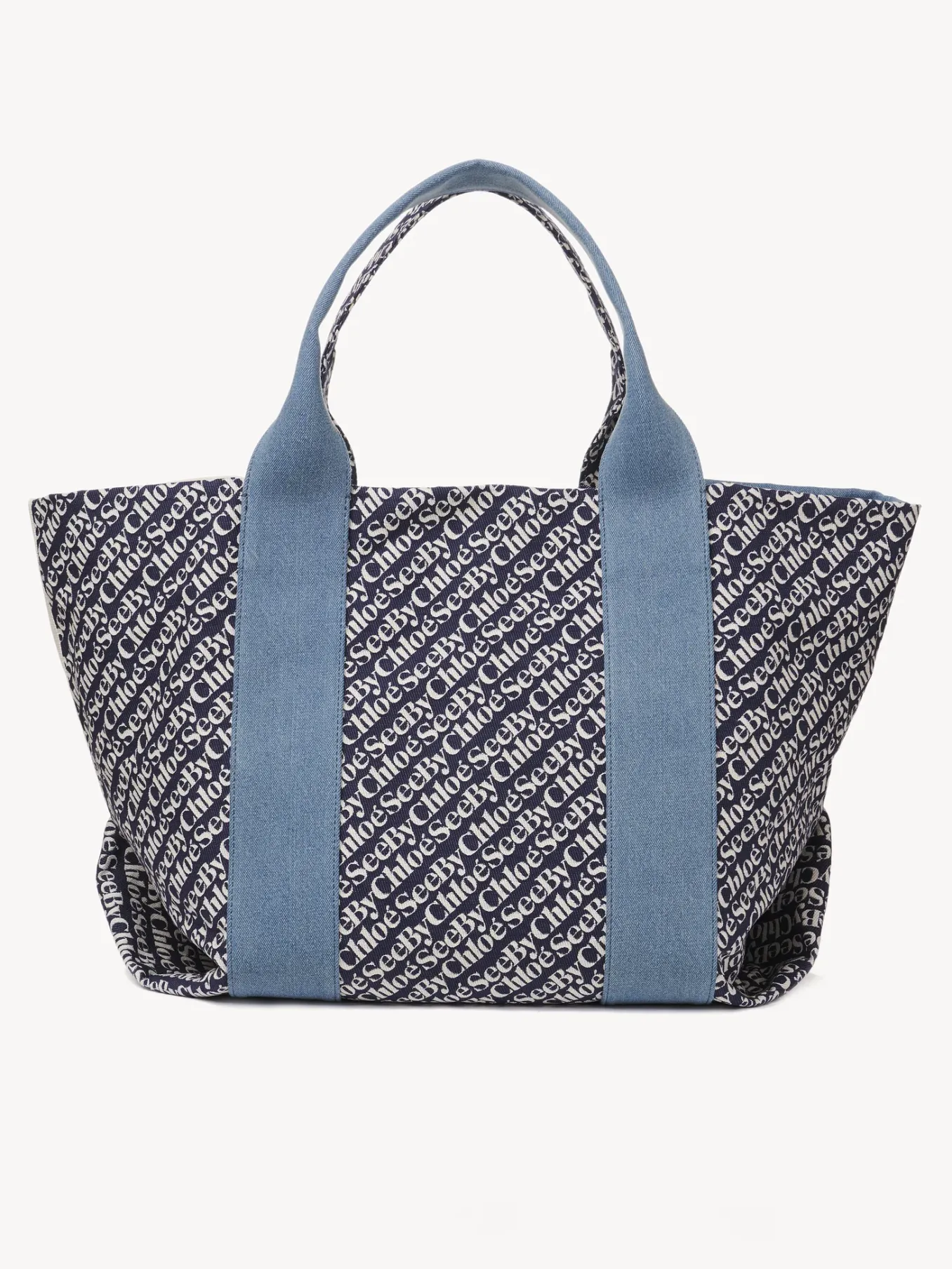 Sacs Cabas Et Paniers-Chloé Sac Cabas Laetizia Royal Navy