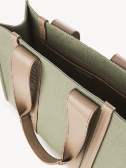 Sacs Cabas-Chloé Sac Cabas Woody Faded Green