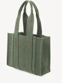 Sacs Cabas-Chloé Sac Cabas Woody Wide Forest
