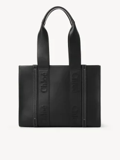 Sacs Cabas-Chloé Sac Cabas Woody Noir