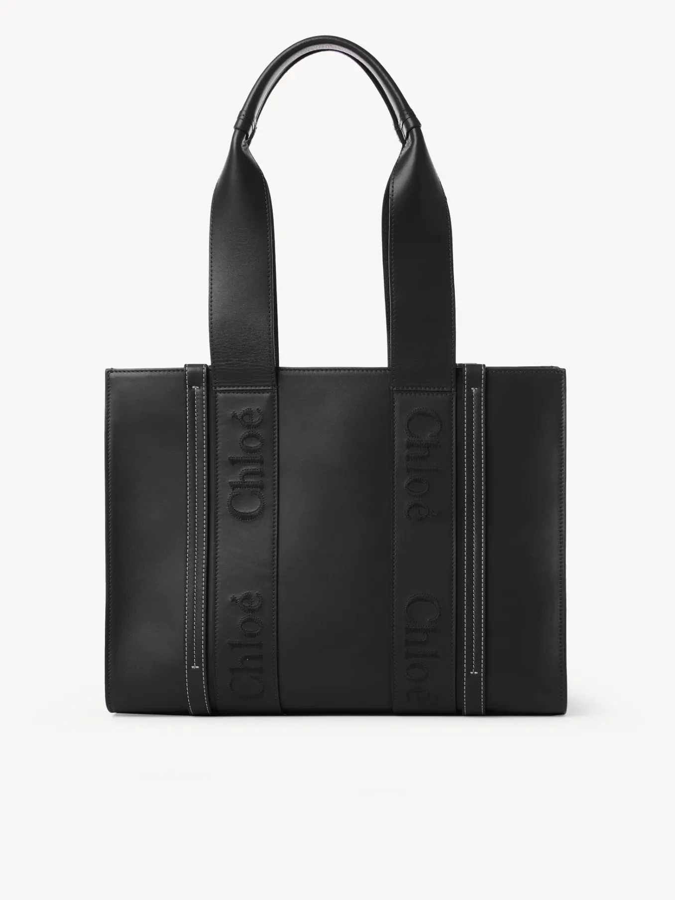 Sacs Cabas-Chloé Sac Cabas Woody Noir