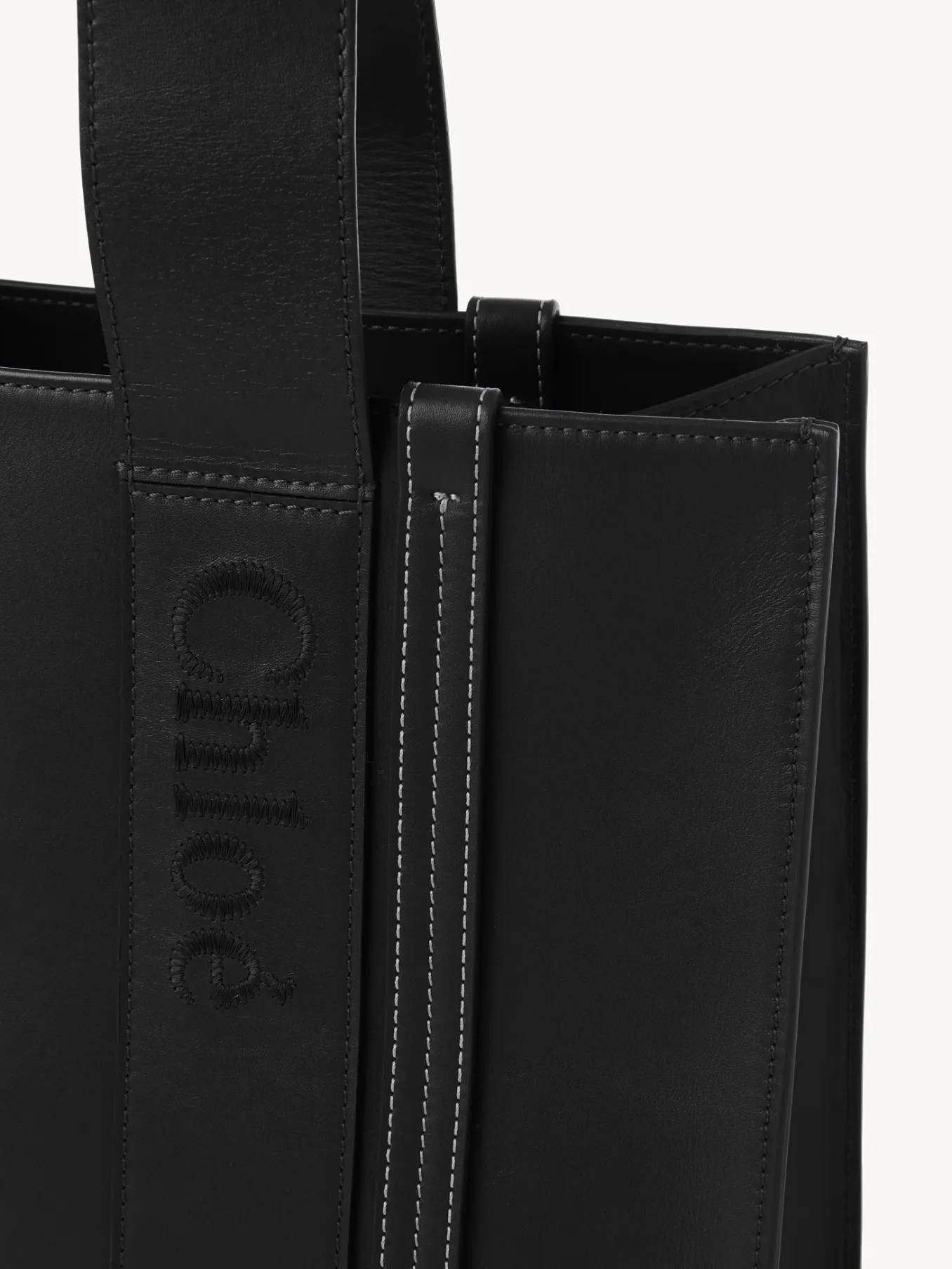 Sacs Cabas-Chloé Sac Cabas Woody Noir