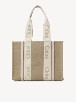 Sacs Cabas-Chloé Sac Cabas Woody Wild Grey