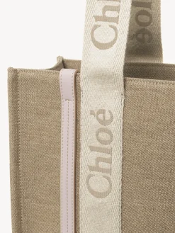 Sacs Cabas-Chloé Sac Cabas Woody Wild Grey
