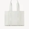 Sacs Cabas-Chloé Sac Cabas Woody Blanc