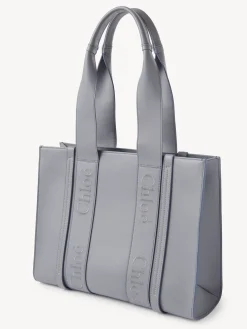 Sacs Cabas-Chloé Sac Cabas Woody Storm Blue