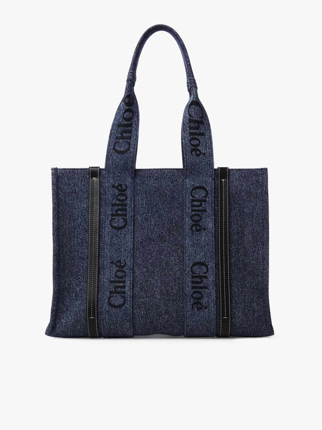 Sacs Cabas-Chloé Sac Cabas Woody Denim