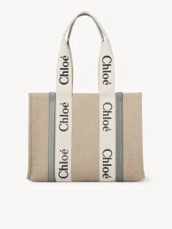 Sacs Cabas-Chloé Sac Cabas Woody Divine Grey