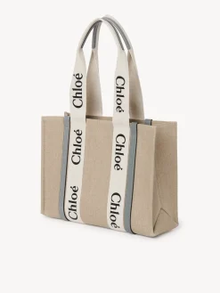 Sacs Cabas-Chloé Sac Cabas Woody Divine Grey