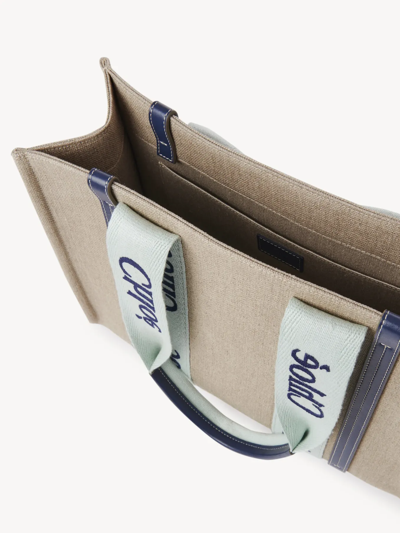 Sacs Cabas-Chloé Sac Cabas Woody Green - Blue 1