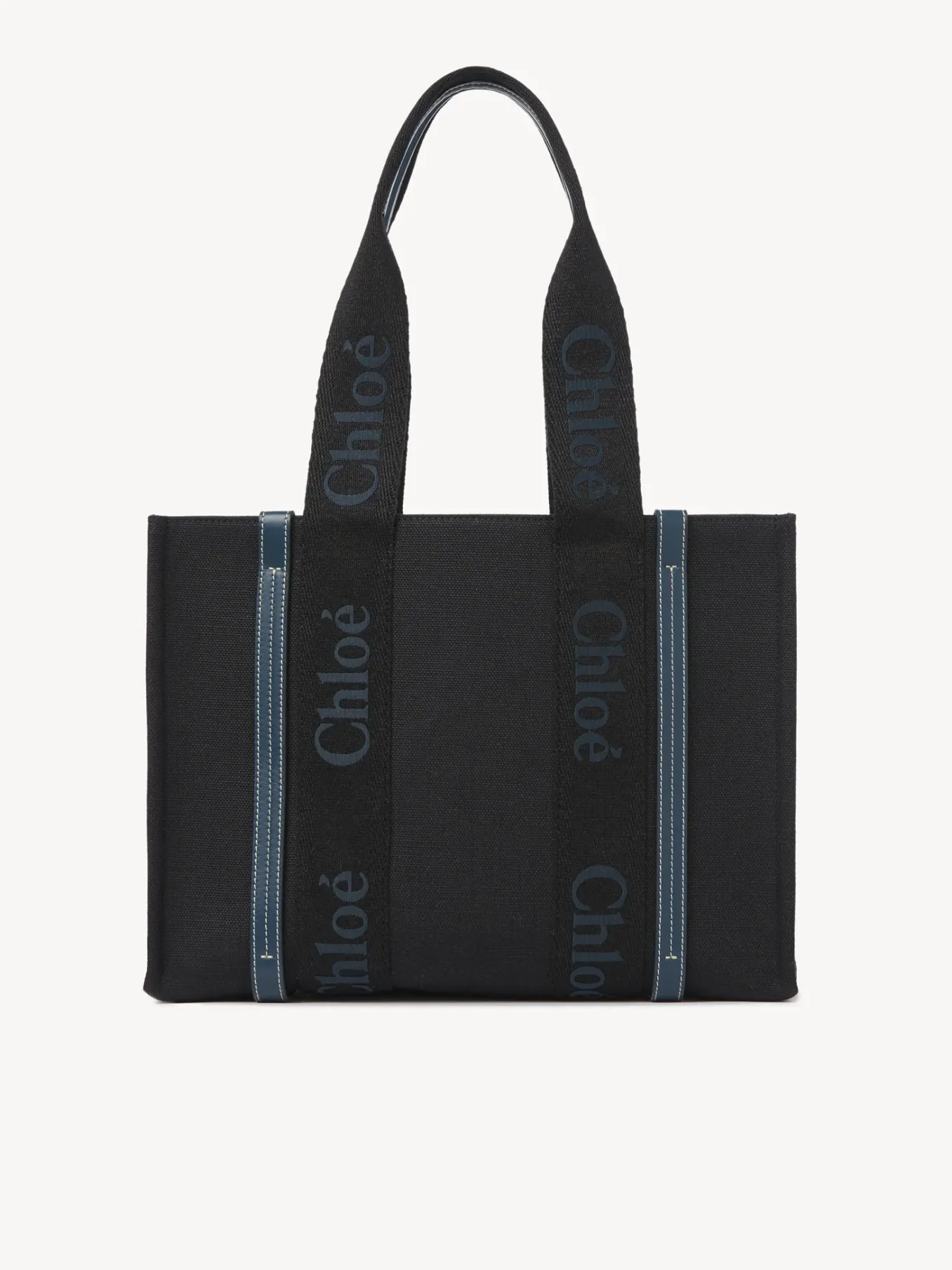 Sacs Cabas-Chloé Sac Cabas Woody Black - Green 1