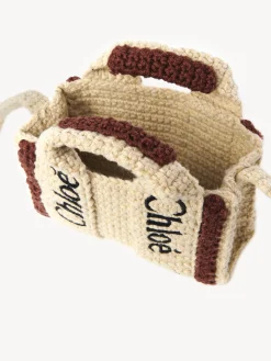 Sacs À Bandoulière-Chloé Sac Cabas Woody Nano A Bandoulière Brown - Beige 1