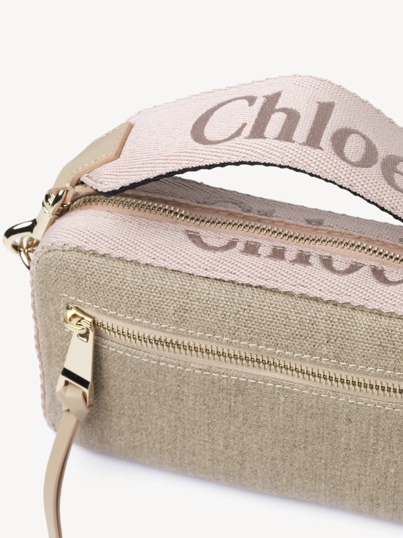 Sacs À Bandoulière-Chloé Sac Ceinture Woody Blushy Beige