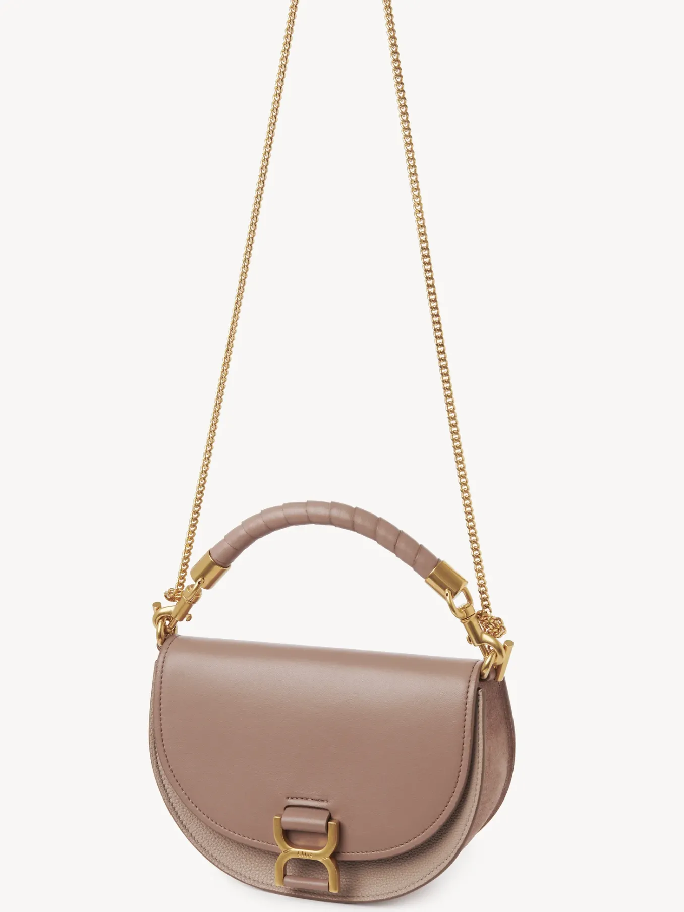 Sacs À Bandoulière-Chloé Sac Chaine Porte Épaule Marcie Woodrose