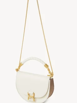 Sacs À Bandoulière-Chloé Sac Chaine Porte Épaule Marcie Misty Ivory