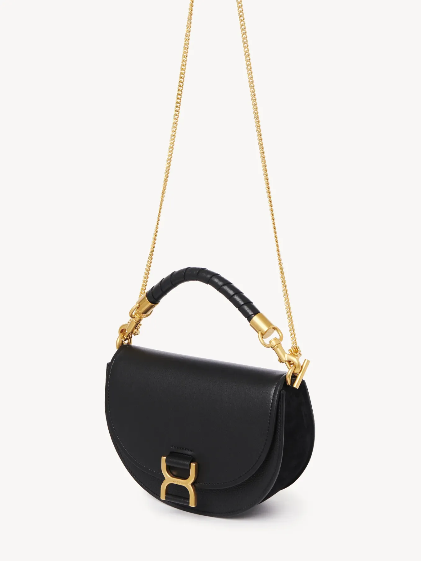 Sacs À Bandoulière-Chloé Sac Chaine Porte Épaule Marcie Noir