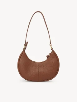 Sacs Porté Épaule-Chloé Sac Demi-Lune Hana Caramello