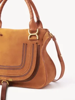 Sacs À Bandoulière-Chloé Sac Double Porte Marcie Henna Orange