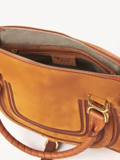 Sacs À Bandoulière-Chloé Sac Double Porte Marcie Henna Orange